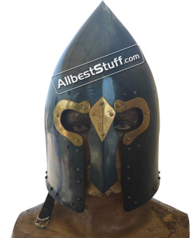 Medieval Lough Henney Gallowglass 16 Gauge Steel Helmet